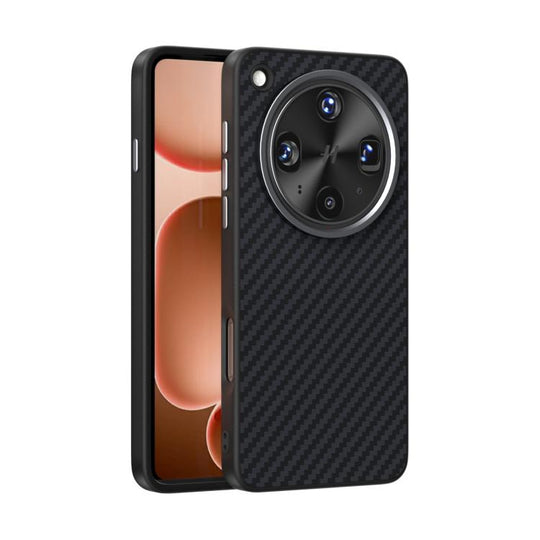 For OPPO Find X8 Ultra ABEEL C Carbon Fiber Series 6D Micro Relief MagSafe Phone Case(Black)