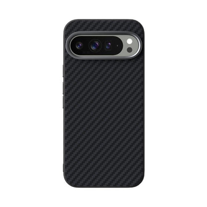 For Google Pixel 10 / 10 Pro ABEEL C Carbon Fiber Series 6D Micro Relief MagSafe Phone Case(Black) - Google Cases by buy2fix | Online Shopping UK | buy2fix