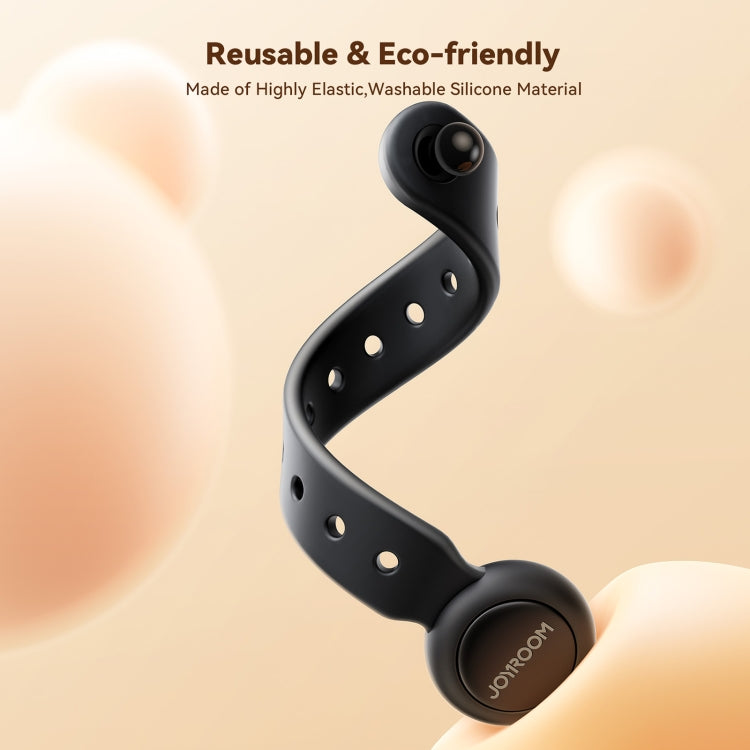 JOYROOM JR-ZS422 Magnetic Silicone Cable Tie Organizer(Black) by JOYROOM