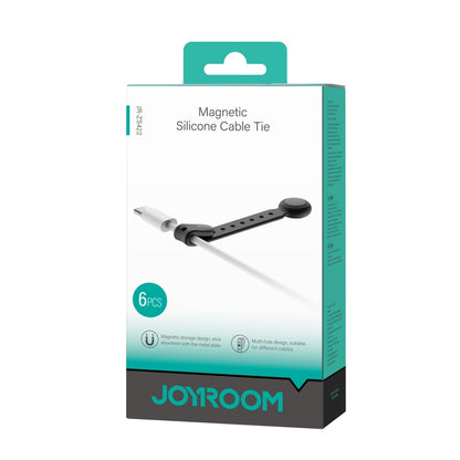 JOYROOM JR-ZS422 Magnetic Silicone Cable Tie Organizer(Black) by JOYROOM