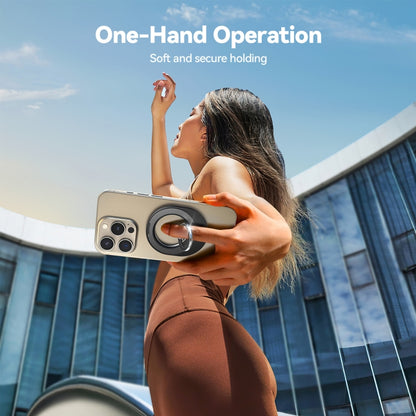 JOYROOM JR-ZS420 Rotatable Foldable Magnetic Mobile Phone Ring Holder(Black) by JOYROOM