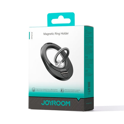 JOYROOM JR-ZS420 Rotatable Foldable Magnetic Mobile Phone Ring Holder(Black) by JOYROOM