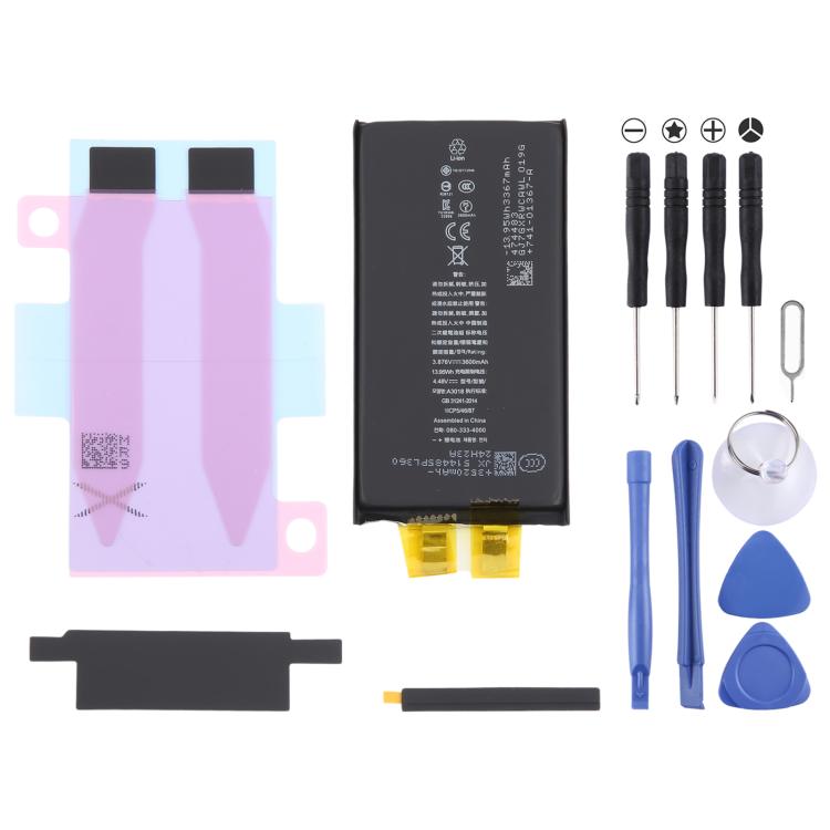 For iPhone 15 3600mAh JUXIN Zero Cycle Li-ion Battery by buy2fix