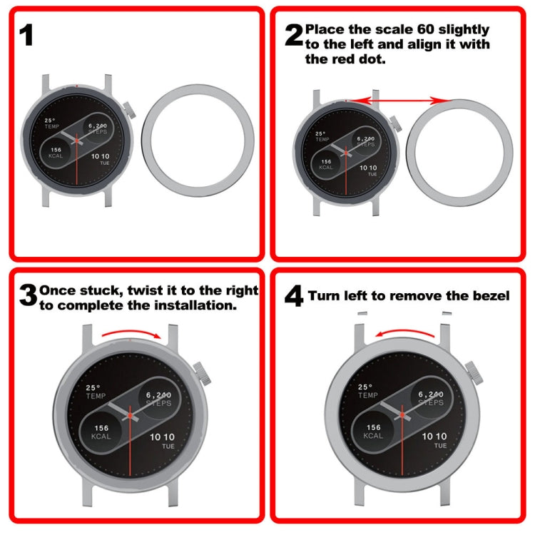 For CMF Watch Pro 2 Smart Watch Metal Bezel Ring Frame Without Words Version(Grey) - Watch Case by buy2fix | Online Shopping UK | buy2fix