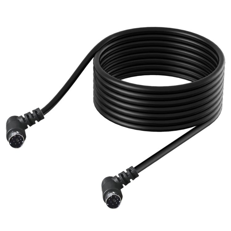 Mini DIN 7 Pin S-Video Core Audio / Video Cable, Length:0.5m(Elbow to Elbow) - Cables by buy2fix | Online Shopping UK | buy2fix