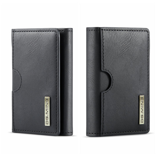 DG.MING M6 Series 3-Fold Multi Card Wallet(Black)