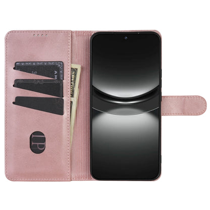 For Samsung Galaxy S25 5G AZNS Skin Feel Calf Texture Flip Leather Phone Case(Rose Gold) by AZNS