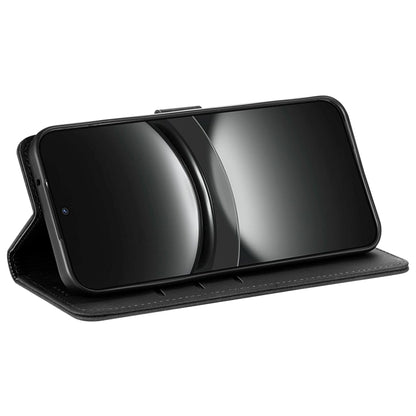 For Samsung Galaxy S25+ 5G AZNS Skin Feel Calf Texture Flip Leather Phone Case(Black) by AZNS