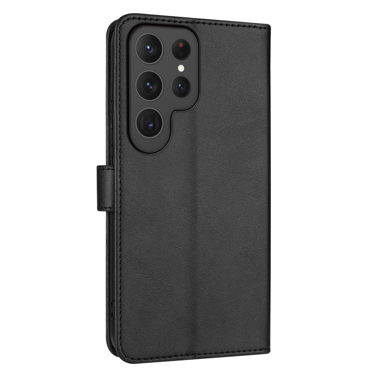 For Samsung Galaxy S25 Ultra 5G AZNS Skin Feel Calf Texture Flip Leather Phone Case(Black) by AZNS