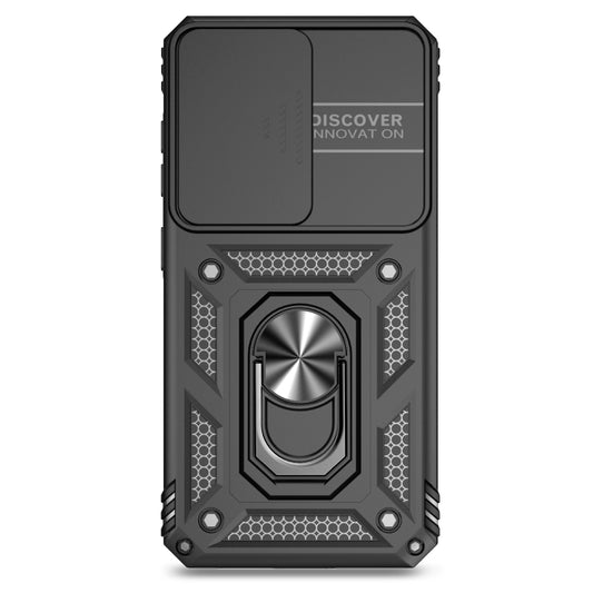 For Samsung Galaxy S25 5G Sliding Camshield Holder Phone Case(Black) by buy2fix
