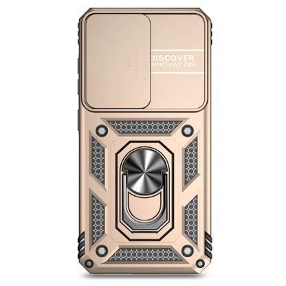 For Samsung Galaxy S25+ 5G Sliding Camshield Holder Phone Case(Gold) by buy2fix