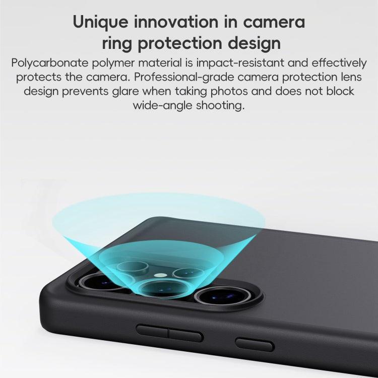 For Samsung Galaxy S25 Ultra 5G Skin Feel Phone Case(Black) by buy2fix