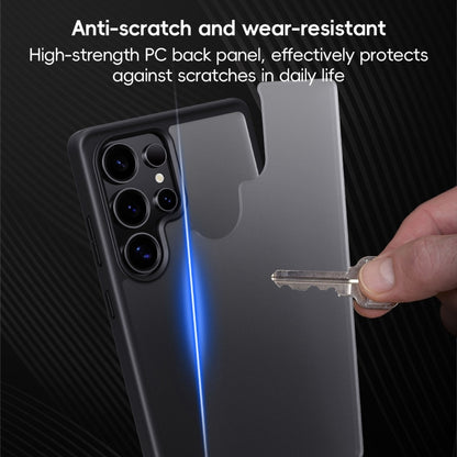 For Samsung Galaxy S25 Ultra 5G Skin Feel Phone Case(Titanium Blue) by buy2fix