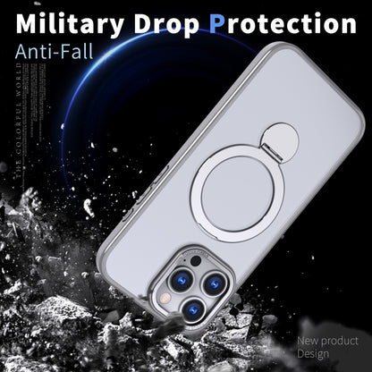 For iPhone 16 Plus Wing Series Gen2 MagSafe Metal Ring Holder Phone Case(Titanium Gray) - iPhone 16 Plus Cases by buy2fix | Online Shopping UK | buy2fix