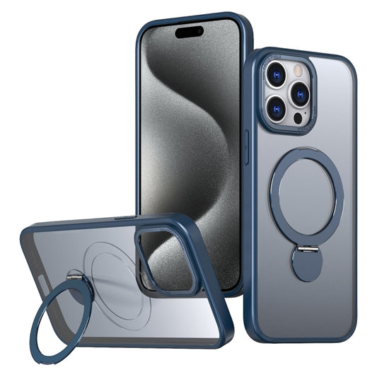 For iPhone 15 Pro Max Wing Series Gen2 MagSafe Metal Ring Holder Phone Case(Blue) - iPhone 15 Pro Max Cases by buy2fix | Online Shopping UK | buy2fix