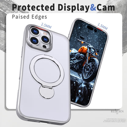 For iPhone XR Wing Series Gen2 MagSafe Metal Ring Holder Phone Case(Titanium Gray) - More iPhone Cases by buy2fix | Online Shopping UK | buy2fix