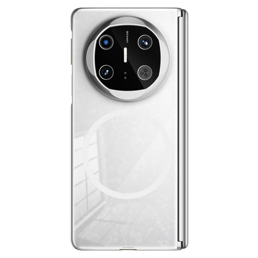 For Huawei Mate X6 Clear MagSafe PC Full Coverage Phone Case(White) - Huawei Cases by buy2fix | Online Shopping UK | buy2fix