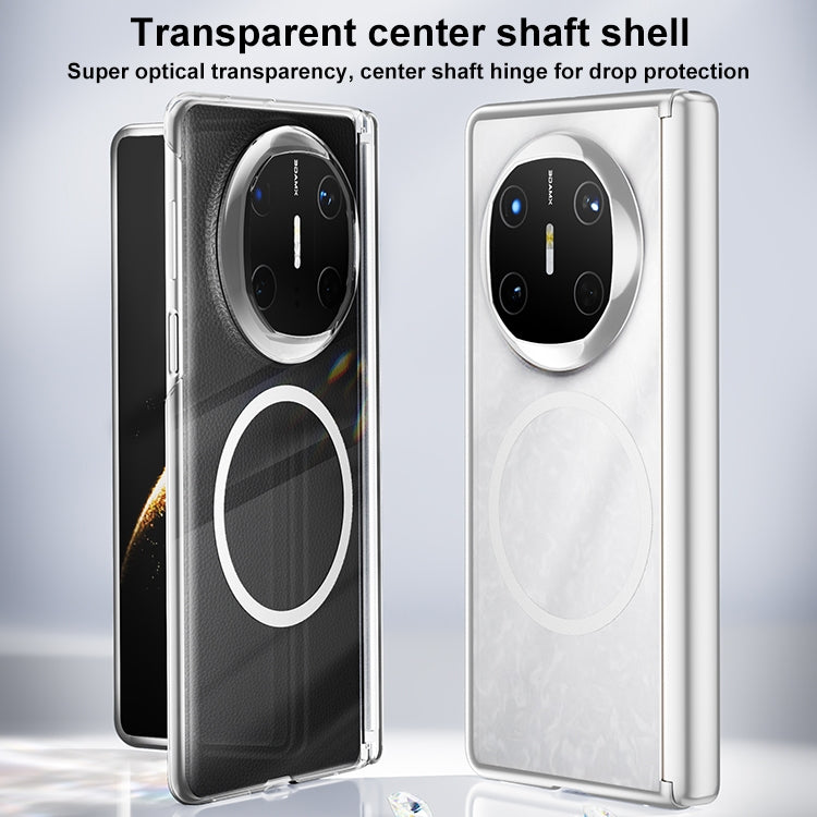 For Huawei Mate X5 / X3 Clear MagSafe PC Full Coverage Phone Case(White) - Huawei Cases by buy2fix | Online Shopping UK | buy2fix