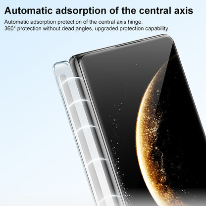 For Huawei Mate X6 Clear MagSafe PC Full Coverage Phone Case(White) - Huawei Cases by buy2fix | Online Shopping UK | buy2fix