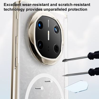 For Huawei Mate X6 Clear MagSafe PC Full Coverage Phone Case(White) - Huawei Cases by buy2fix | Online Shopping UK | buy2fix