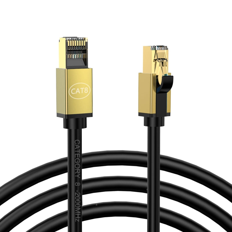 0.5m Home Fiber Bandwidth 10 Gigabit CAT8 Network Cable(Gold) - Lan Cable and Tools by buy2fix | Online Shopping UK | buy2fix