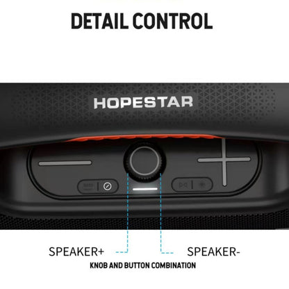 HOPESTAR A60 100W Outdoor Portable IPX6 Waterproof Bluetooth Speaker with Microphone(Blue) - Waterproof Speaker by HOPESTAR | Online Shopping UK | buy2fix