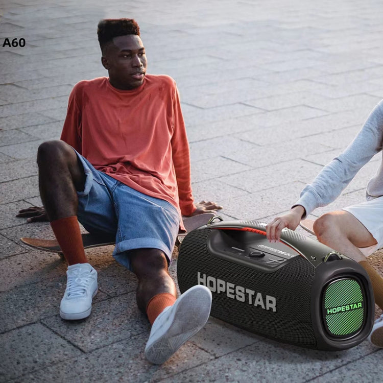 HOPESTAR A60 100W Outdoor Portable IPX6 Waterproof Bluetooth Speaker with Microphone(Blue) - Waterproof Speaker by HOPESTAR | Online Shopping UK | buy2fix