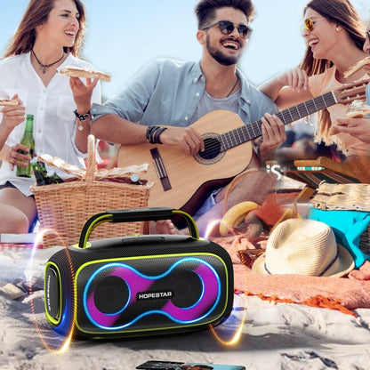 HOPESTAR Party Box 150 40W Outdoor Portable IPX5 Waterproof Bluetooth Speaker(Black) - Waterproof Speaker by HOPESTAR | Online Shopping UK | buy2fix