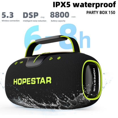 HOPESTAR Party Box 150 40W Outdoor Portable IPX5 Waterproof Bluetooth Speaker(Black) - Waterproof Speaker by HOPESTAR | Online Shopping UK | buy2fix
