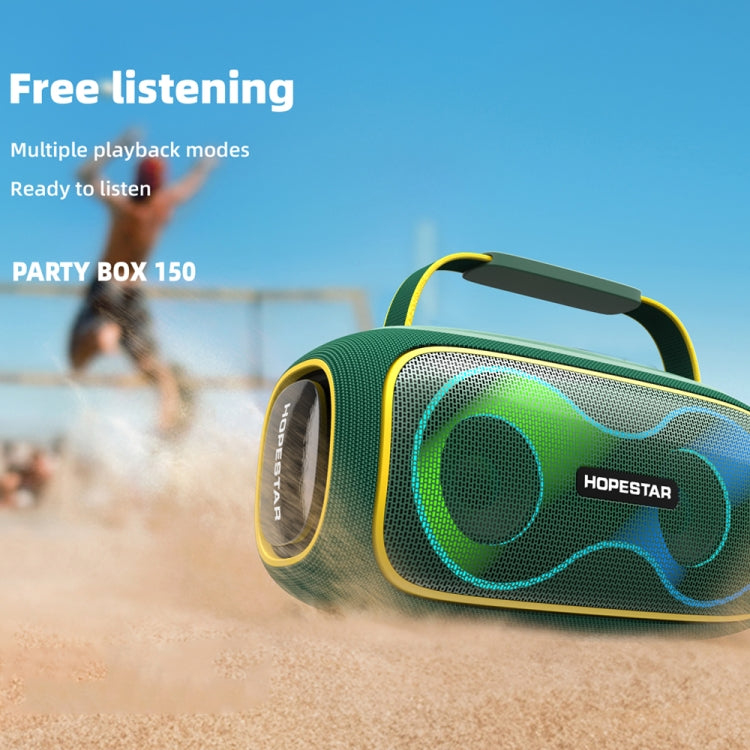 HOPESTAR Party Box 150 40W Outdoor Portable IPX5 Waterproof Bluetooth Speaker(Navy Blue) - Waterproof Speaker by HOPESTAR | Online Shopping UK | buy2fix