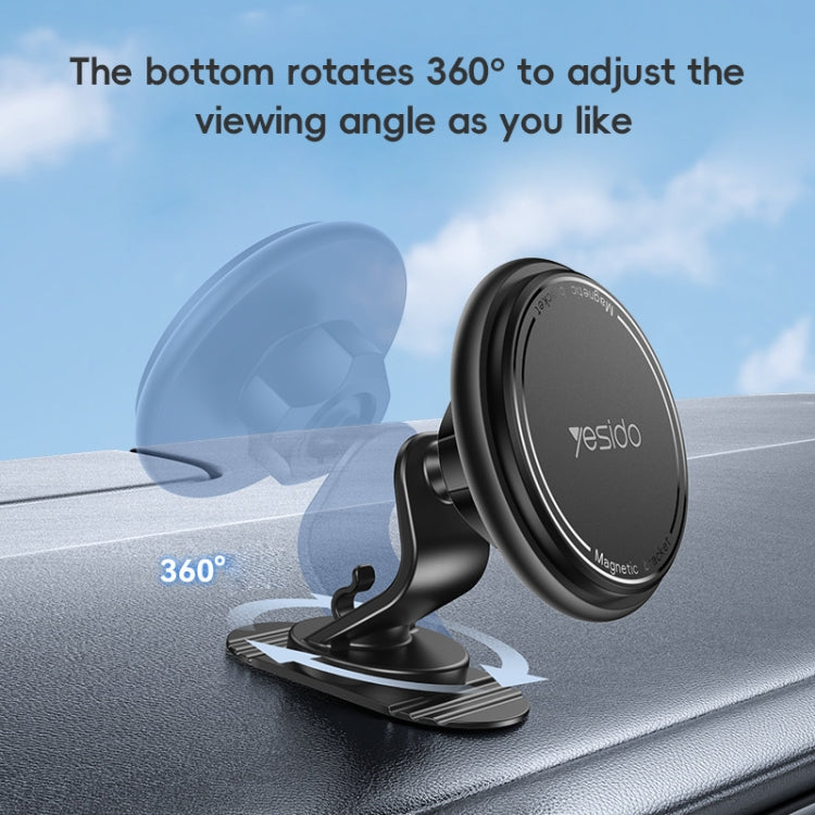 Yesido C220 Car Center Console MagSafe Magnetic Phone Holder(Black) by Yesido