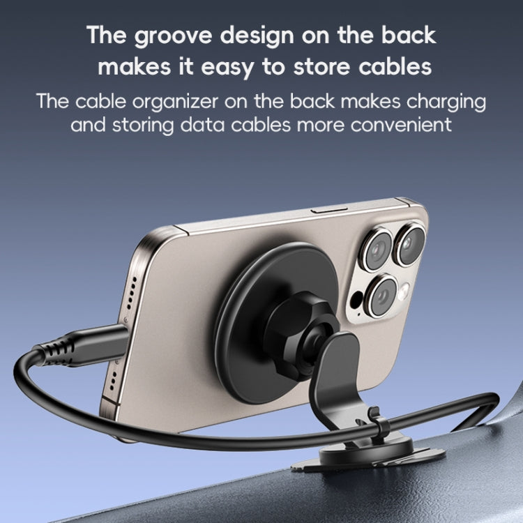 Yesido C220 Car Center Console MagSafe Magnetic Phone Holder(Black) by Yesido