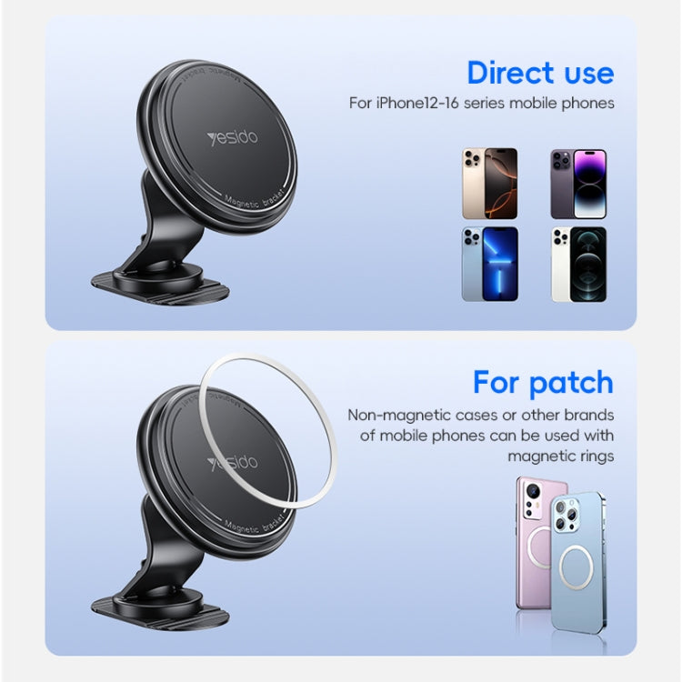 Yesido C220 Car Center Console MagSafe Magnetic Phone Holder(Black) by Yesido