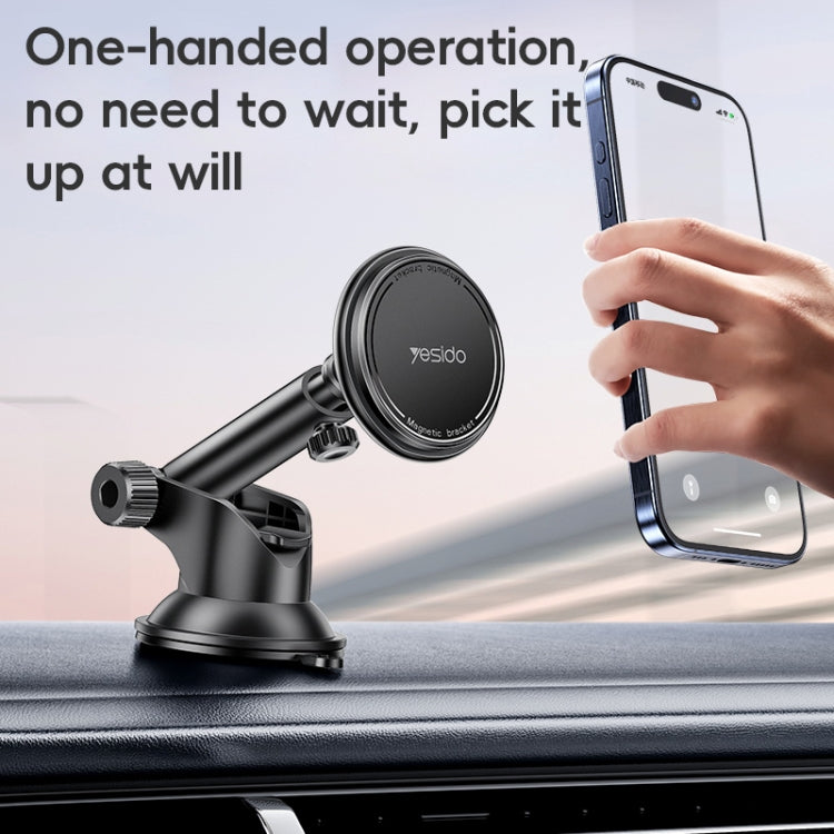 Yesido C269 Car Center Console MagSafe Magnetic Phone Holder(Black) by Yesido