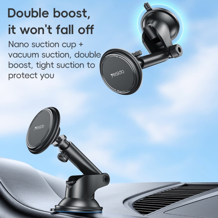 Yesido C269 Car Center Console MagSafe Magnetic Phone Holder(Black) by Yesido