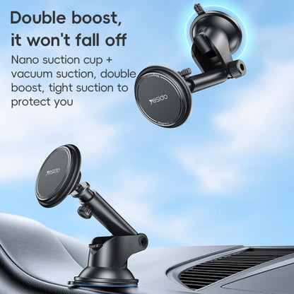 Yesido C269 Car Center Console MagSafe Magnetic Phone Holder(Black) by Yesido