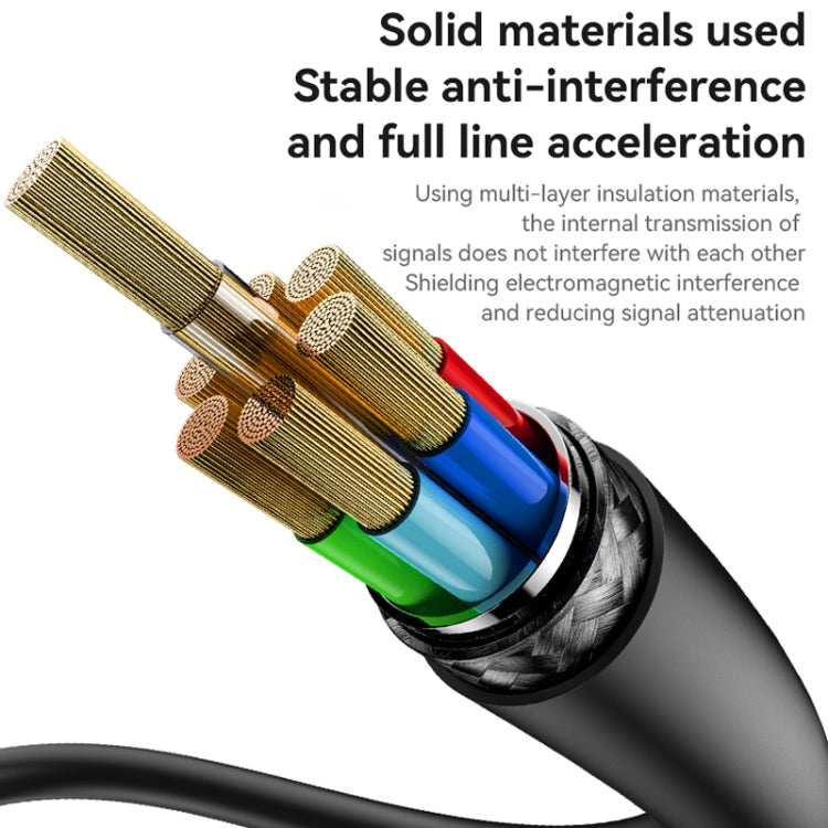 Yesido HM16 4K 30Hz HD HDMI Extension Cable, Length:1.8m(Black) - Cable by Yesido | Online Shopping UK | buy2fix