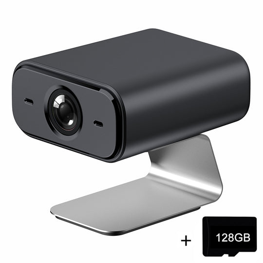 30W HD Night Vision Remote Indoor and Outdoor Wireless Surveillance Camera, Memory Card:128GB