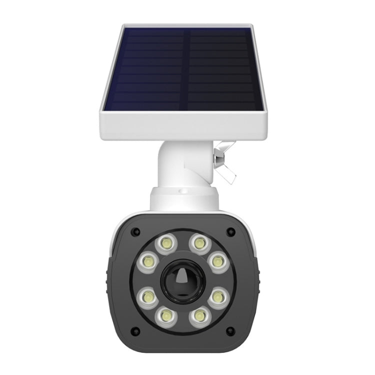 Human Body Sensing Simulation Surveillance Camera Solar Wall Light(White) - Simulated Cameras by buy2fix | Online Shopping UK | buy2fix