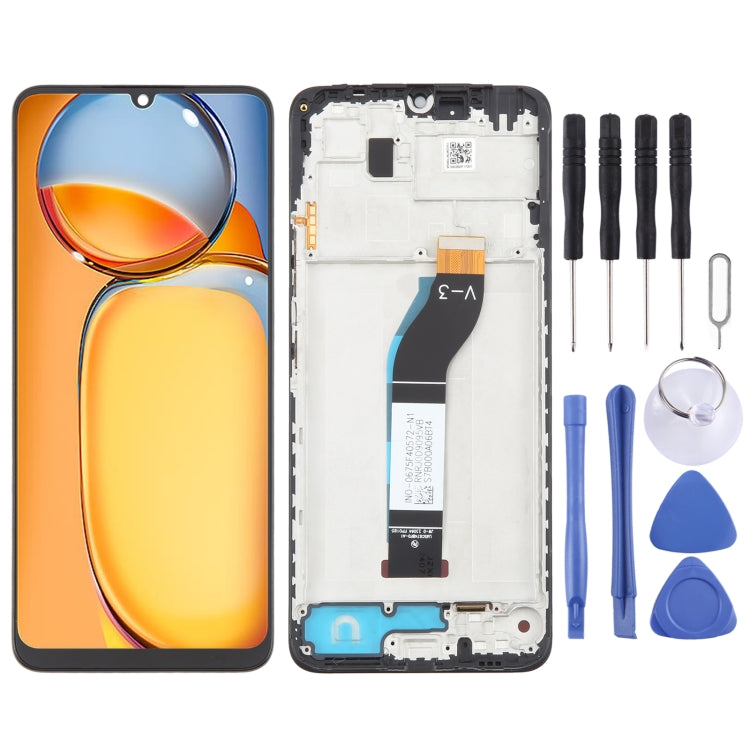 For Xiaomi Redmi 13C 4G OEM LCD Screen Digitizer Full Assembly with Frame by buy2fix