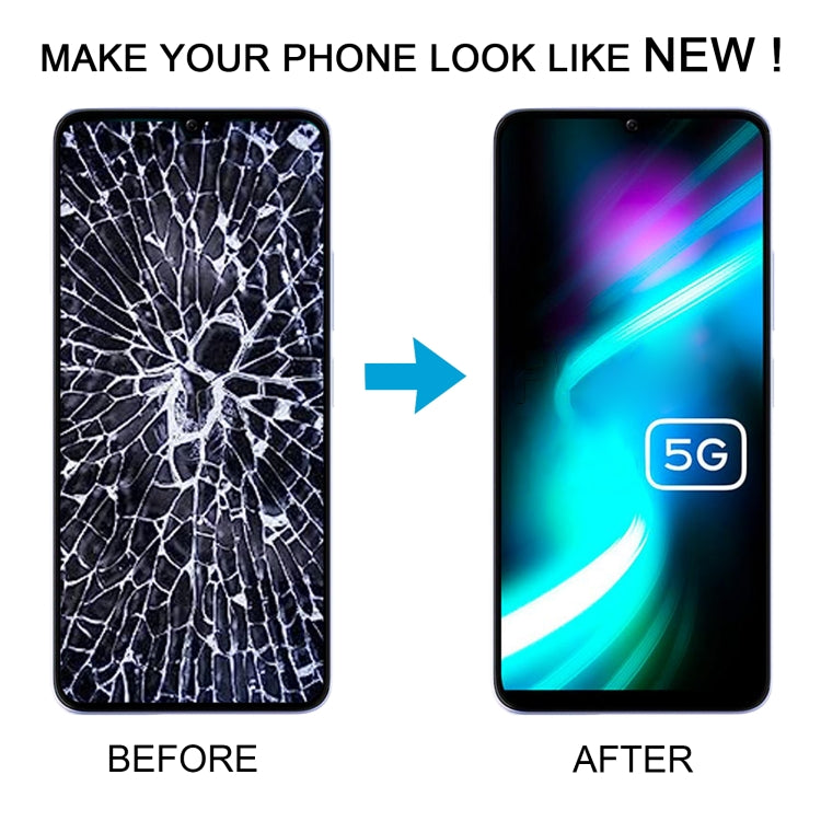 For Xiaomi Poco M6 5G OEM LCD Screen Digitizer Full Assembly with Frame by buy2fix