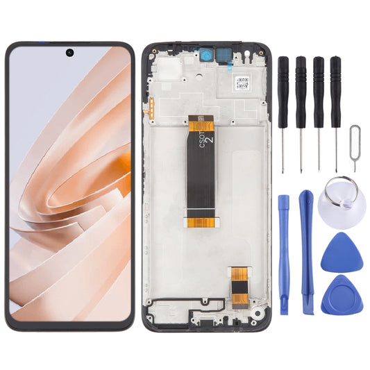 For Xiaomi Poco M6 Plus OEM LCD Screen Digitizer Full Assembly with Frame by buy2fix