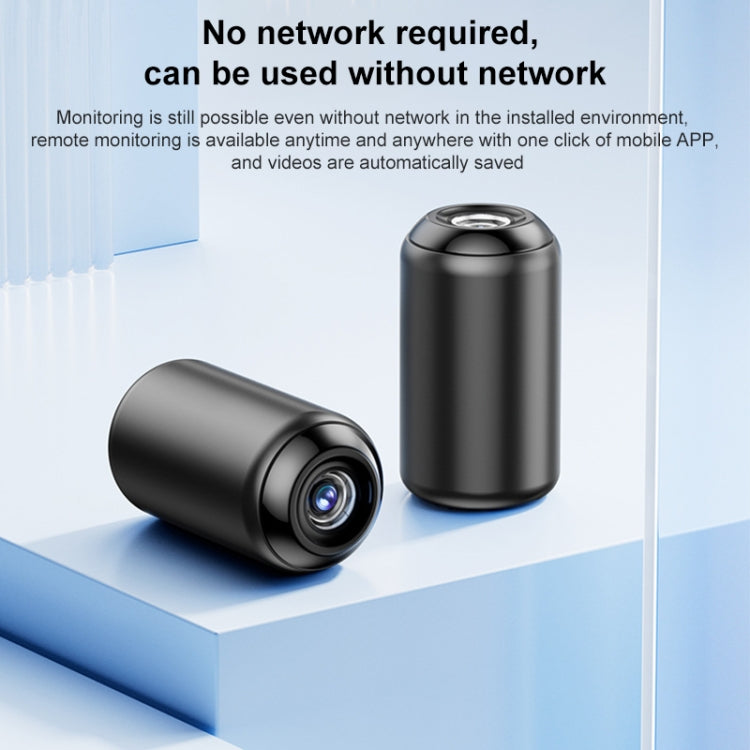 Indoor HD Night Vision Wireless WiFi Surveillance Camera, Memory Card:128GB - Wireless Camera by buy2fix | Online Shopping UK | buy2fix