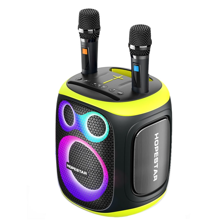 HOPESTAR PARTY130 Outdoor Dual Mic Long Endurance Bluetooth Speaker(Black) - Waterproof Speaker by HOPESTAR | Online Shopping UK | buy2fix