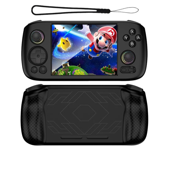 For ANBERNIC RG406H Silicone Game Console Protective Case(Black)