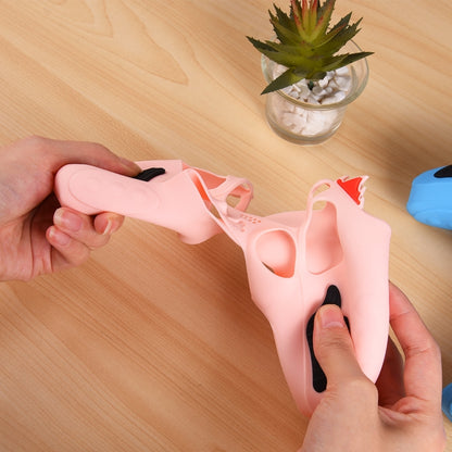 For Sony PS5 Flame Silicone Gamepad Protective Case(Pink) - Cases by buy2fix | Online Shopping UK | buy2fix