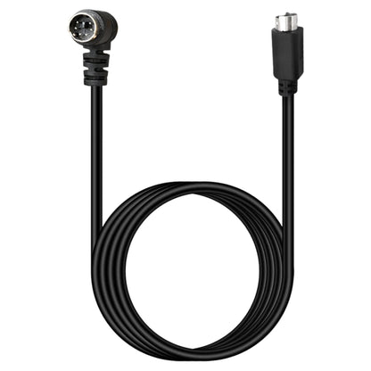 Mini DIN 6 Pin Core Extension Cable, Length:3m(Male Elbow to Male Straight) - Cables by buy2fix | Online Shopping UK | buy2fix