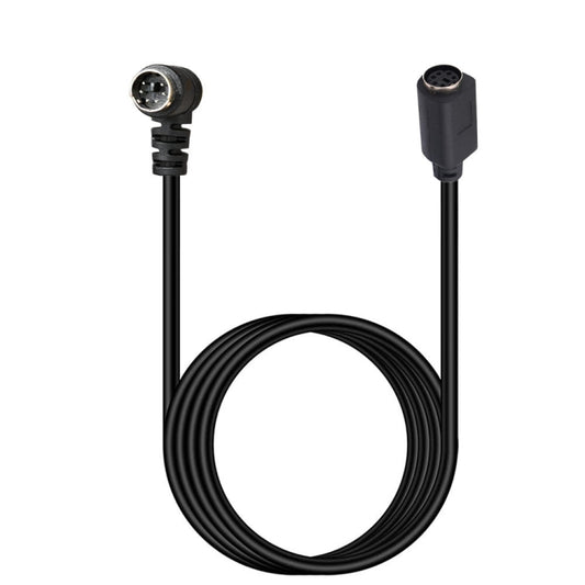 Mini DIN 6 Pin Core Extension Cable, Length:0.5m(Male to Female Elbow) - Cables by buy2fix | Online Shopping UK | buy2fix