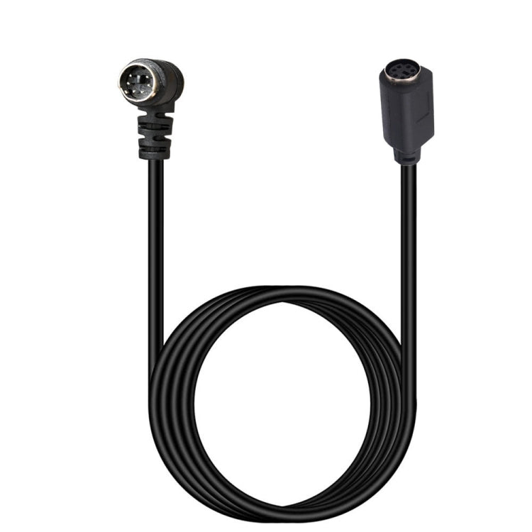 Mini DIN 6 Pin Core Extension Cable, Length:3m(Male to Female Elbow) - Cables by buy2fix | Online Shopping UK | buy2fix