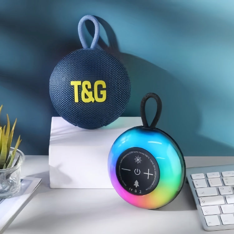 T&G TG-422 TWS Outdoor IPX6 Portable Wireless Bluetooth Speaker with RGB Light(Black) - Mini Speaker by T&G | Online Shopping UK | buy2fix
